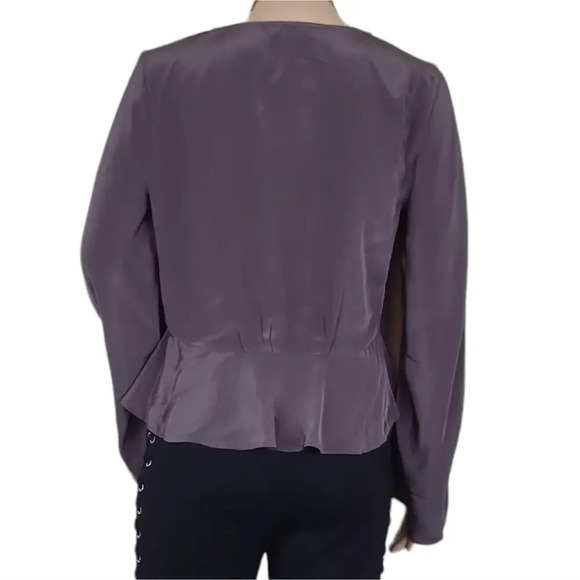 Madewell Long-Sleeve Peplum Top - Picture 2 of 4